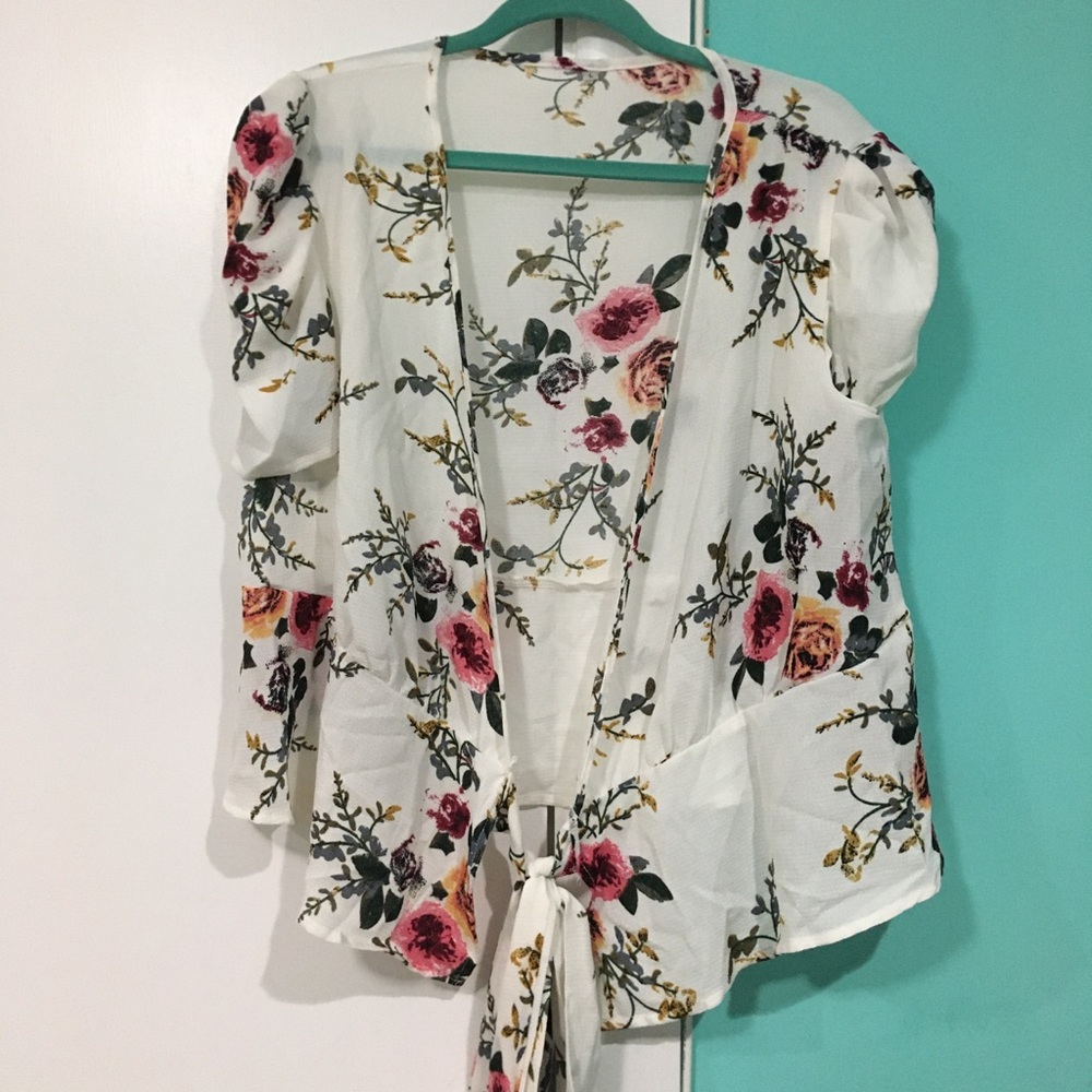 SHEIN floral blouse